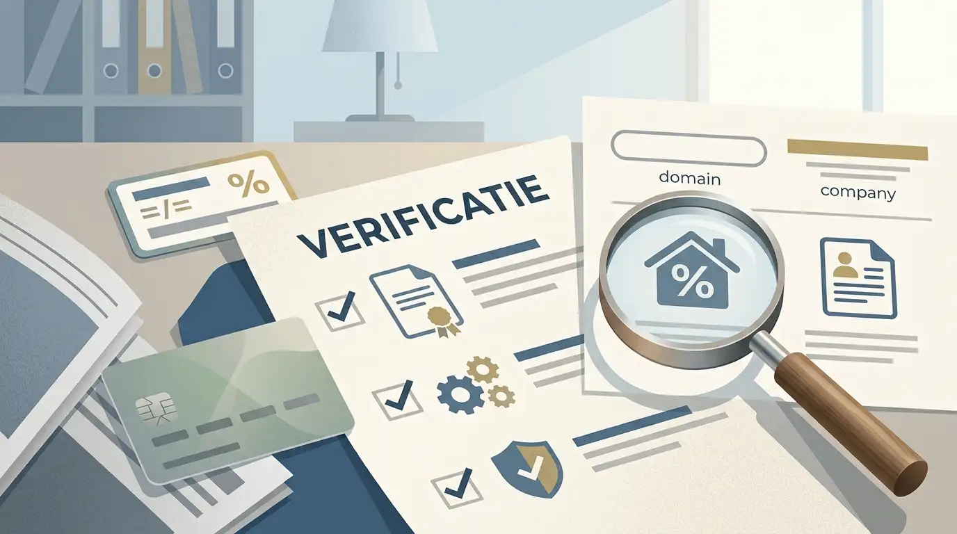 Neutrale illustratie van een checklist voor het controleren van een online casinovergunning