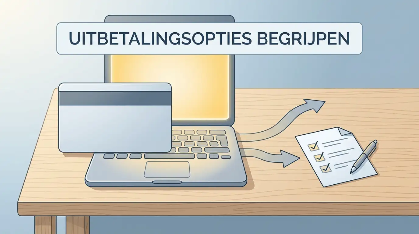 Redactionele illustratie over flexepin en uitbetalingen: cash-out, alternatieven en beperkingen